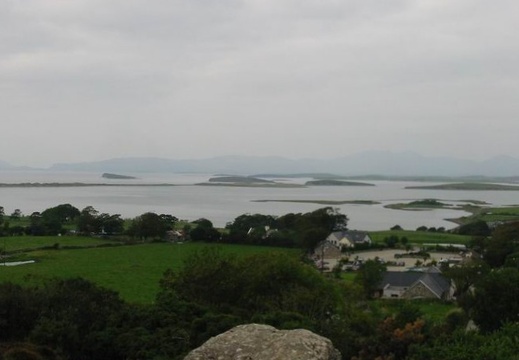La baie de Westport vue du Croagh Patrick
