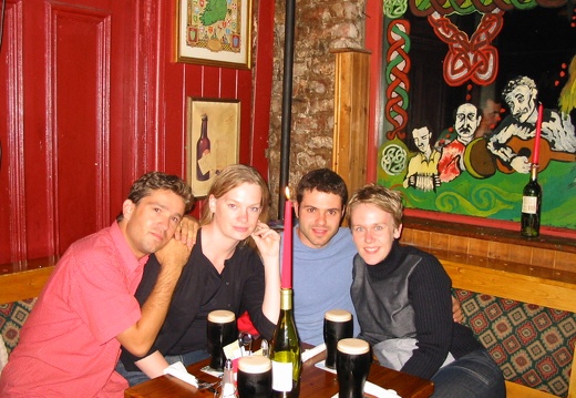 Nos Guiness au Dolan's (Limerick) le soir