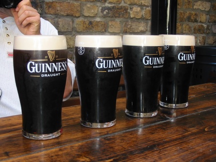Les Guinness avant de manger