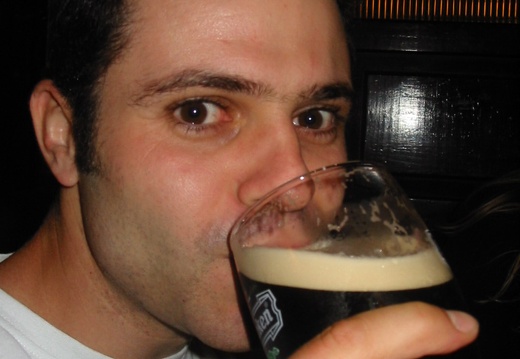 Matthieu et sa 1ère Guinness