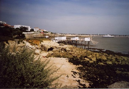 Les carrelets sur la côte du Foncillon (Royan)