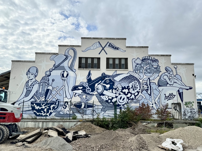 Une oeuvre de street-art de Shane